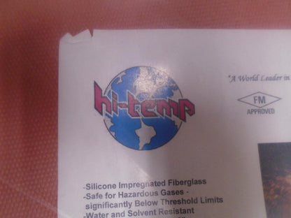 NEW RED Hi-Temp R51 Welding Blanket 10'x10' Silicone Impregnated Fiberglass R30