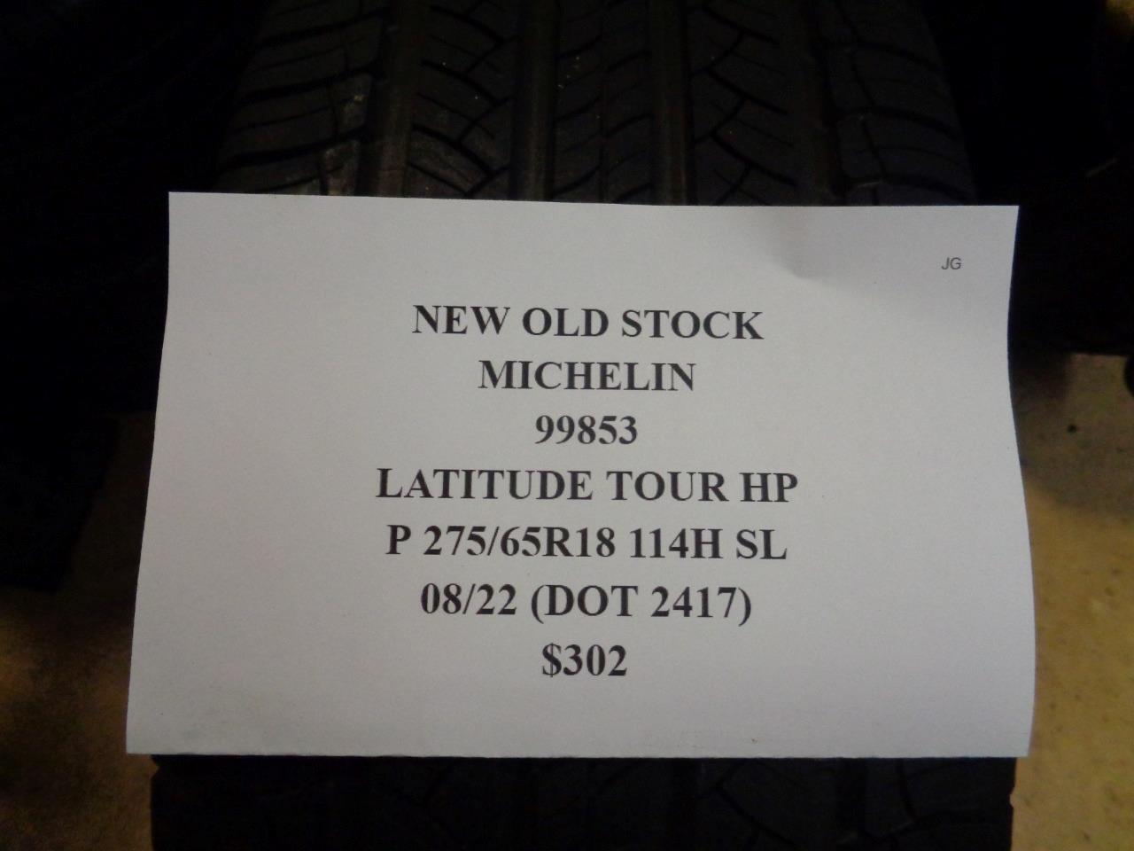 1 NOS TIRE MICHELIN LATITUDE TOUR HP 275 65 18 114H SL 99853