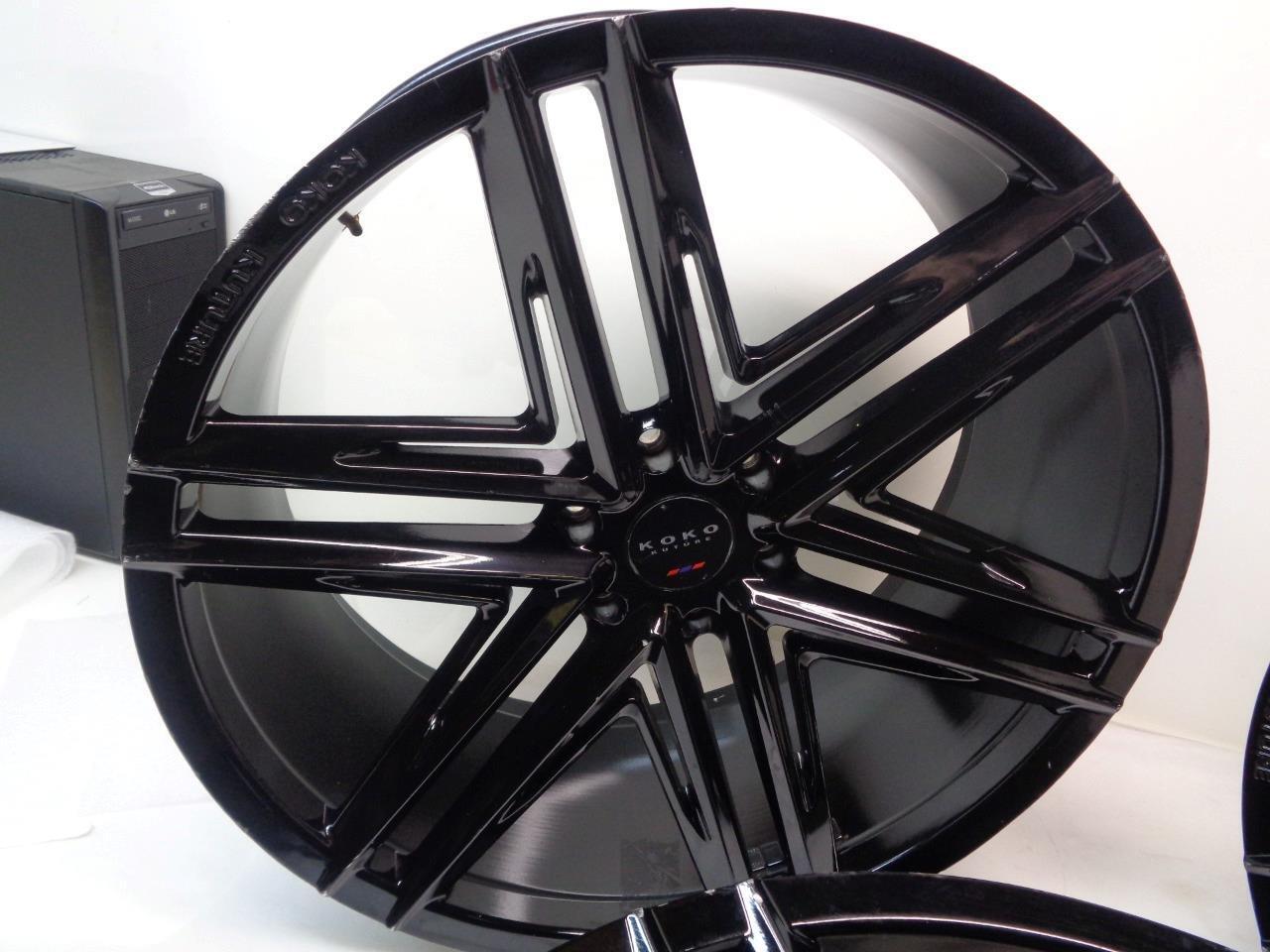 SET OF THREE GIOVANNA KOKO KUTURE VETSE 24x10 6x139.7 ET20 BLACK WHEEL SR