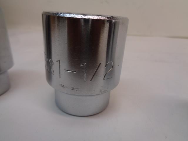 STANLEY PROTO 8 PIECE SOCKET SET 12PT. 3/4 IN DRIVE 1-5/8 IN. - 15/16 IN. R22T5