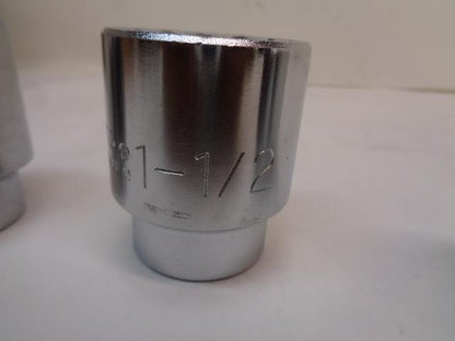 STANLEY PROTO 8 PIECE SOCKET SET 12PT. 3/4 IN DRIVE 1-5/8 IN. - 15/16 IN. R22T5