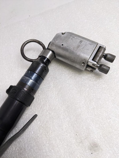 CLECO 24RAS13AM3 PNEAUMATIC ANGLE NUTRUNNER W/ GDX ROLL FORM HEAD USED R27