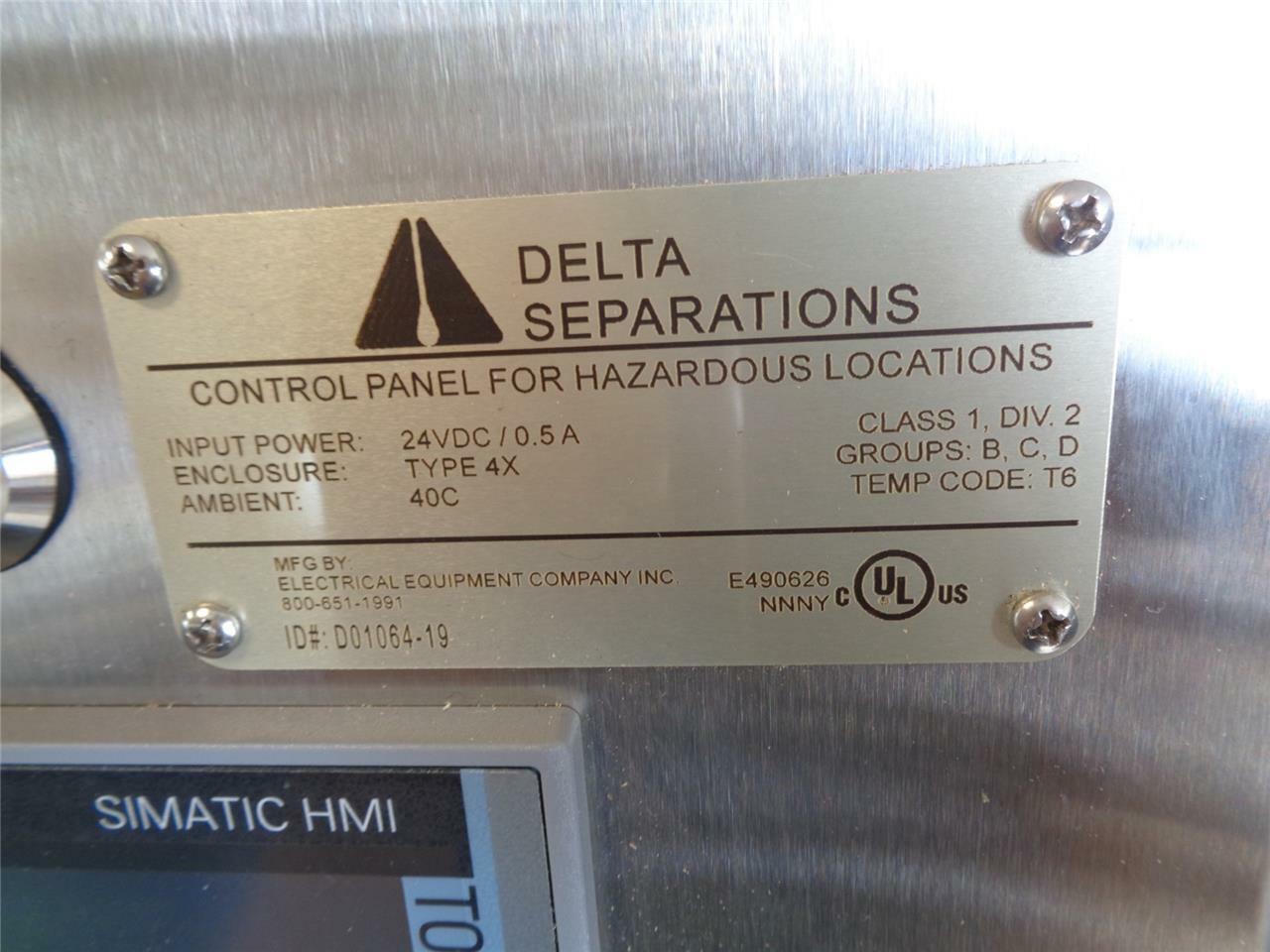 Delta Separations Ethanol Extractor CUP15 Essential Oils Organic Compounds NEW