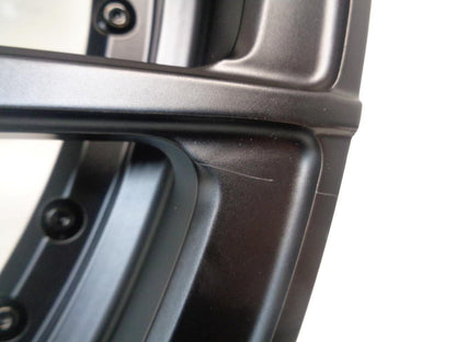 STRASSE SM5 DEEP CONCAVE MULTI RIVET STYLE 21x10 5x112 ET20 BLACK WHEEL WR