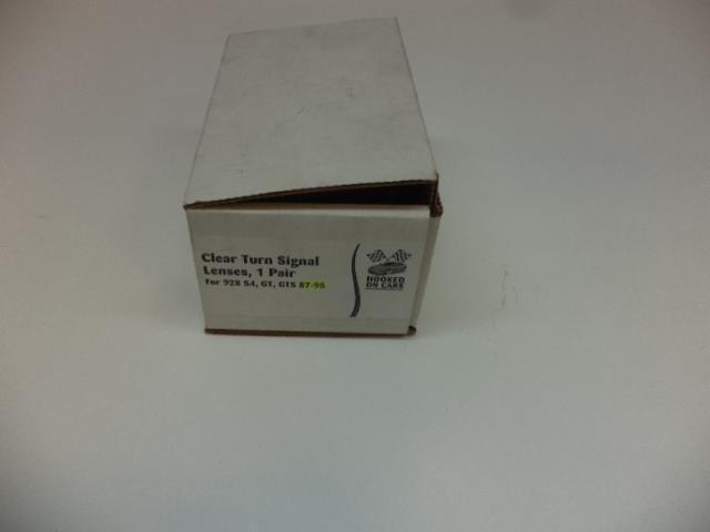 Porsche 87-95 Turn Signal Indicator Lenses PAIR w/ Gaskets NEW GENUINE R25T6