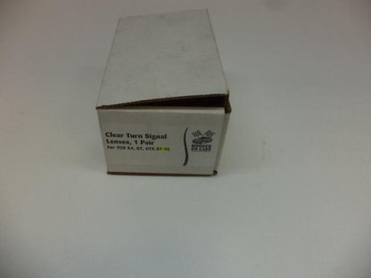 Porsche 87-95 Turn Signal Indicator Lenses PAIR w/ Gaskets NEW GENUINE R25T6