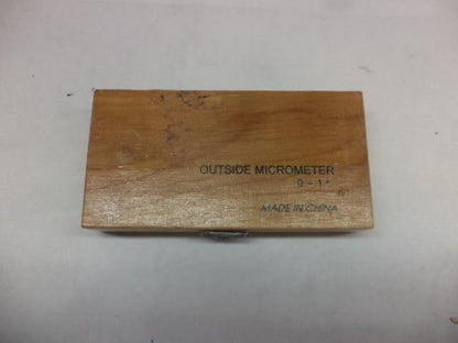 NEW PHASE II OUTSIDE MICROMETER 0-1" 0.001" 999-998 R22T5