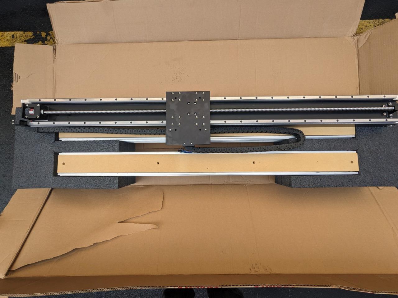 SHAPEOKO CNC ROUTER T-SLOT HYBRID TABLE 48"X49" AND ROUTER ONLY #1 B2 BOX 1