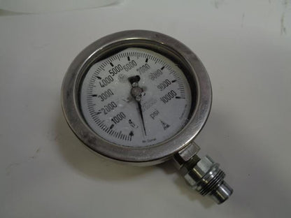 McDaniel 316 Stainless Steel Pressure Gauge 10000 PSI NEW FOR PARTS R17