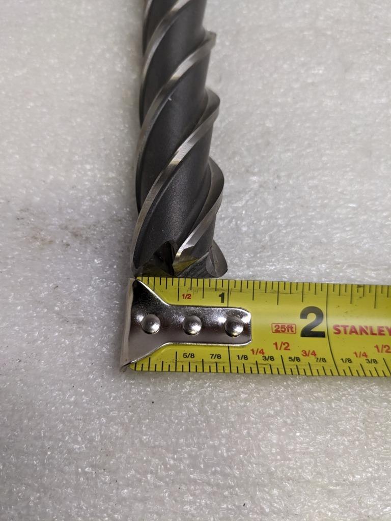 BRUBAKER TOOL 85468 END MILL M42 4-FLUTE T350G28-4 1" DIA. 0.150 RAD. NEW R22T5