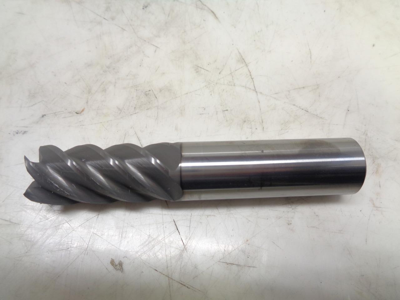 NEW BASSETT 3/4"x3/4"x1-5/8" CARBIDE END MILL HARD LUBE B02467HL 5 FLUTE R22T6BC