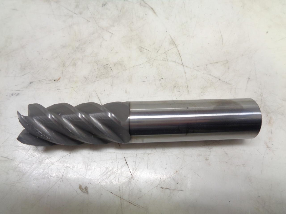 NEW BASSETT 3/4"x3/4"x1-5/8" CARBIDE END MILL HARD LUBE B02467HL 5 FLUTE R22T6BC