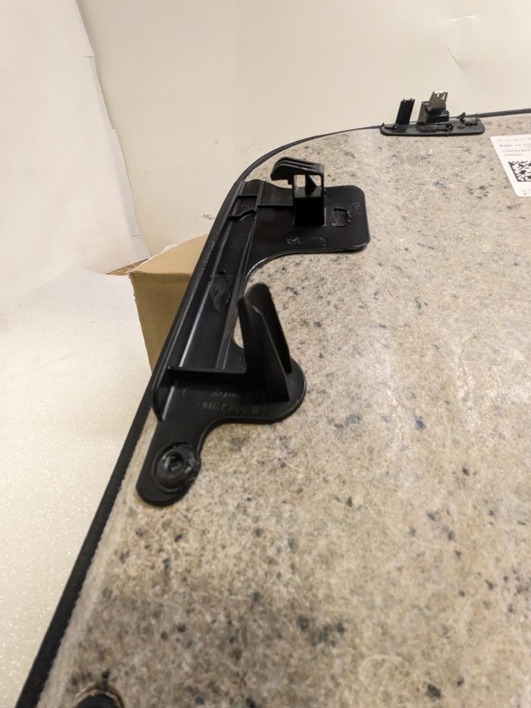 PORSCHE 958521989011D0 SEAT BACK PANEL (REAR, UPPER) CAYENNE MACAN NEW PGB2