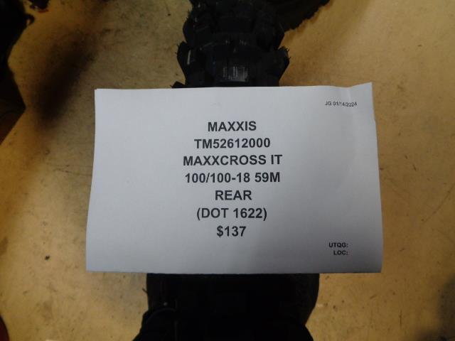 MAXXIS MAXXCROSS IT 100 100 18 59M REAR MOTORCYLCE TIRE TM52612000 CQ1