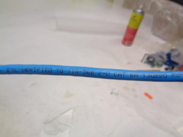 DIGILINK CAT6A CABLE 10GB PLENUM F/UTP SHIELDED 100% COPPER UL 1000FT NEW H2