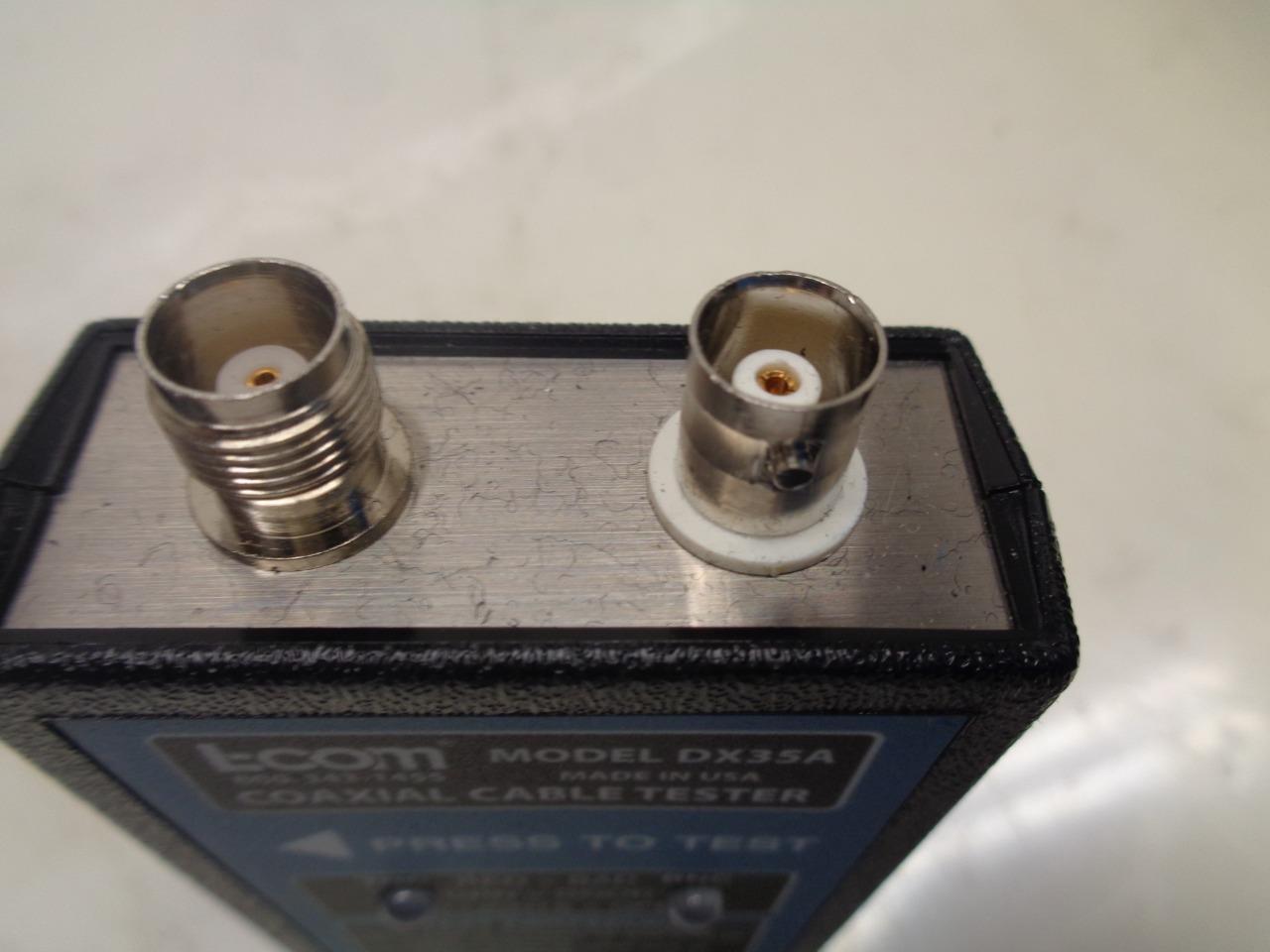 NEW L-COM COAXIAL CABLE TESTER DX35A KIT WITH CASE R22T5