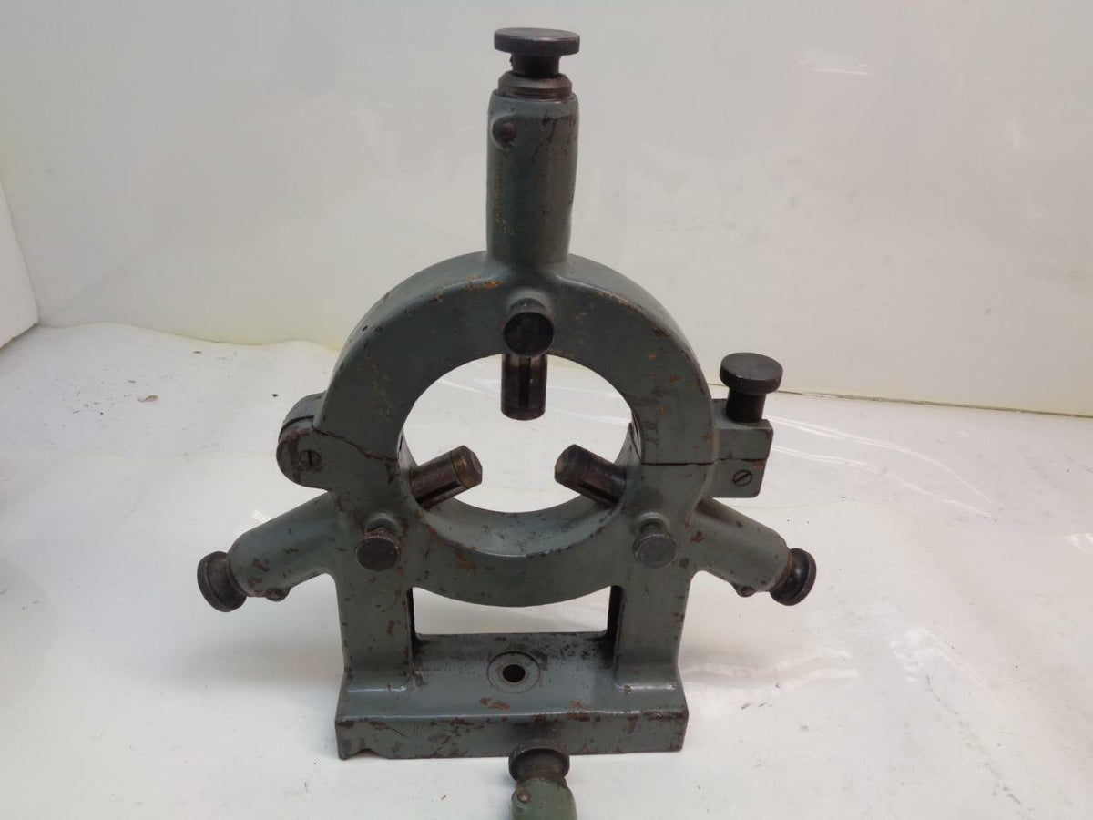 USED LATHE STEADY REST W/ LATHE FOLLOW REST 5" CAPACITY H1