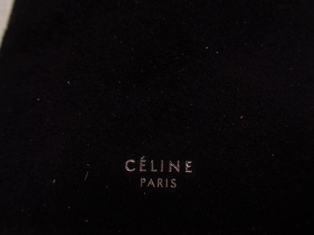 Céline Cat Eye Sunglasses Acetate Smoked Transparent Frame 4S004CPLP.38NO NEW SR