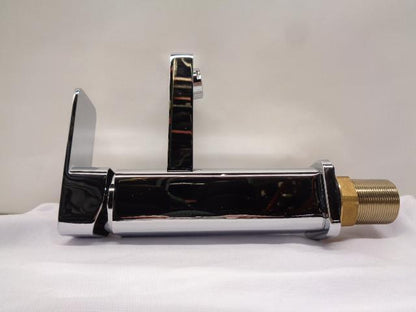 BRAND NEW CHROME SINGLE HANDLE HOT & COLD MIXER BATHROOM SINK FAUCET R29