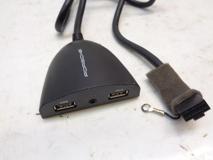 PAC LP7-4 4-CHANNEL OUTPUT INVERTER W/ GENUINE PORSCHE RADIO MEDIA PORT R31T3