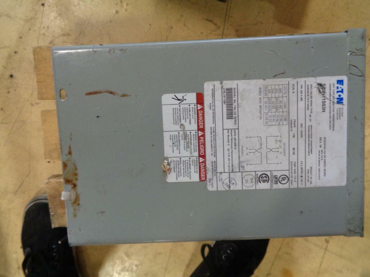 Eaton Cutler Hammer S20N11S03N  Phase 1 3000VA Class H Transformer NEW BSRG2