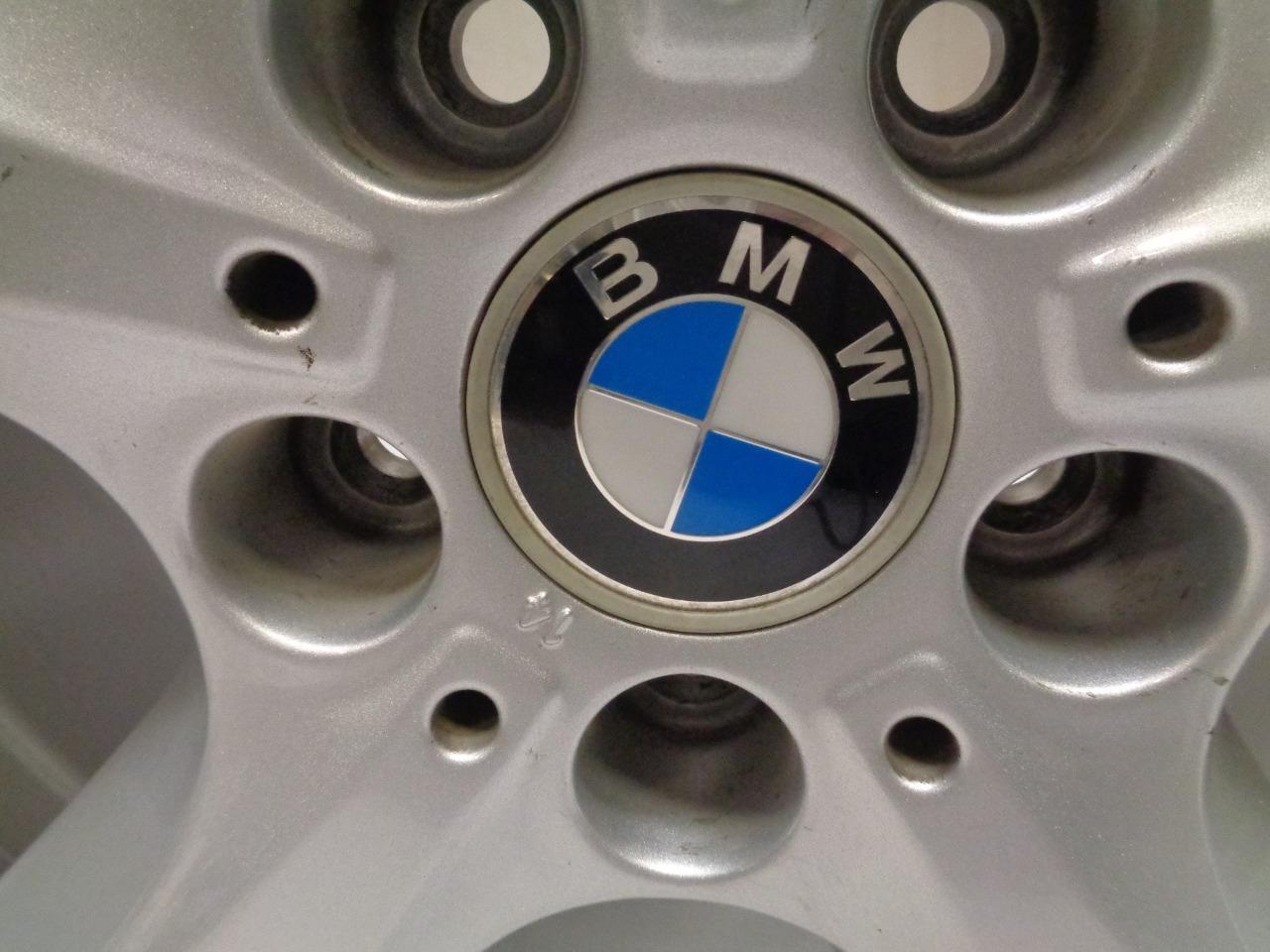 USED GENUINE BMW STAR SPOKED 210 WHEEL 18x8.5 ET46 SILVER 36 11 6 772 243-14  WR