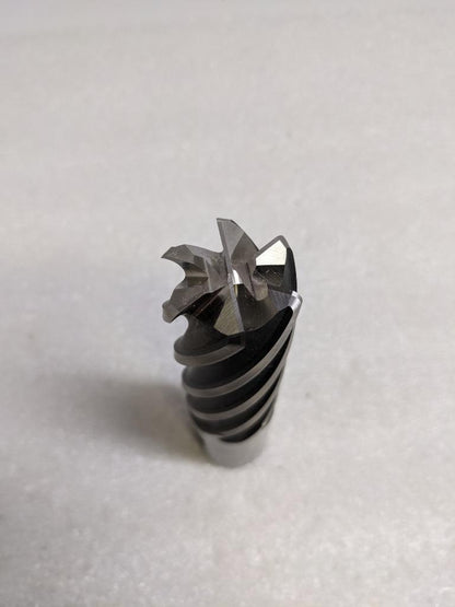 BRUBAKER TOOL 550154 RH END MILL M42 6-FLUTE 1-1/4" DIA. NEW R22T5