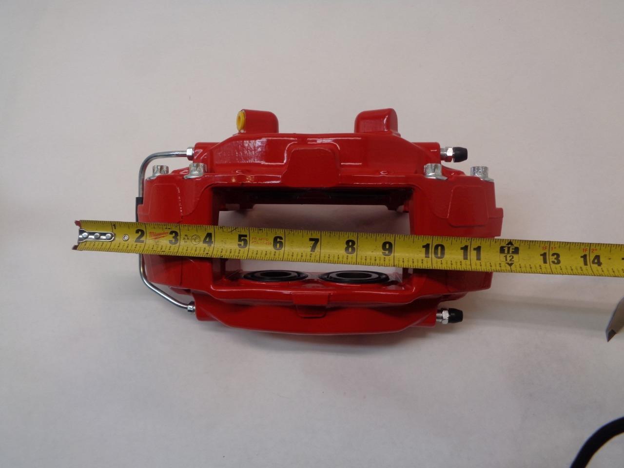 NEW POWERSTOP 4 PISTON RED POWDERCOAT BRAKE CALIPER 20.3212.02 | 20.8658.00  R5