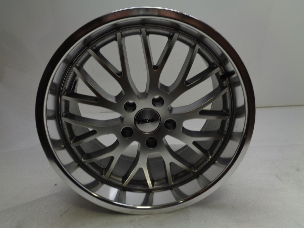 1 NEW TSW SNETTERTON SILVER WHEEL 1895SNT405114S76 18x9.5 5x115 ET35