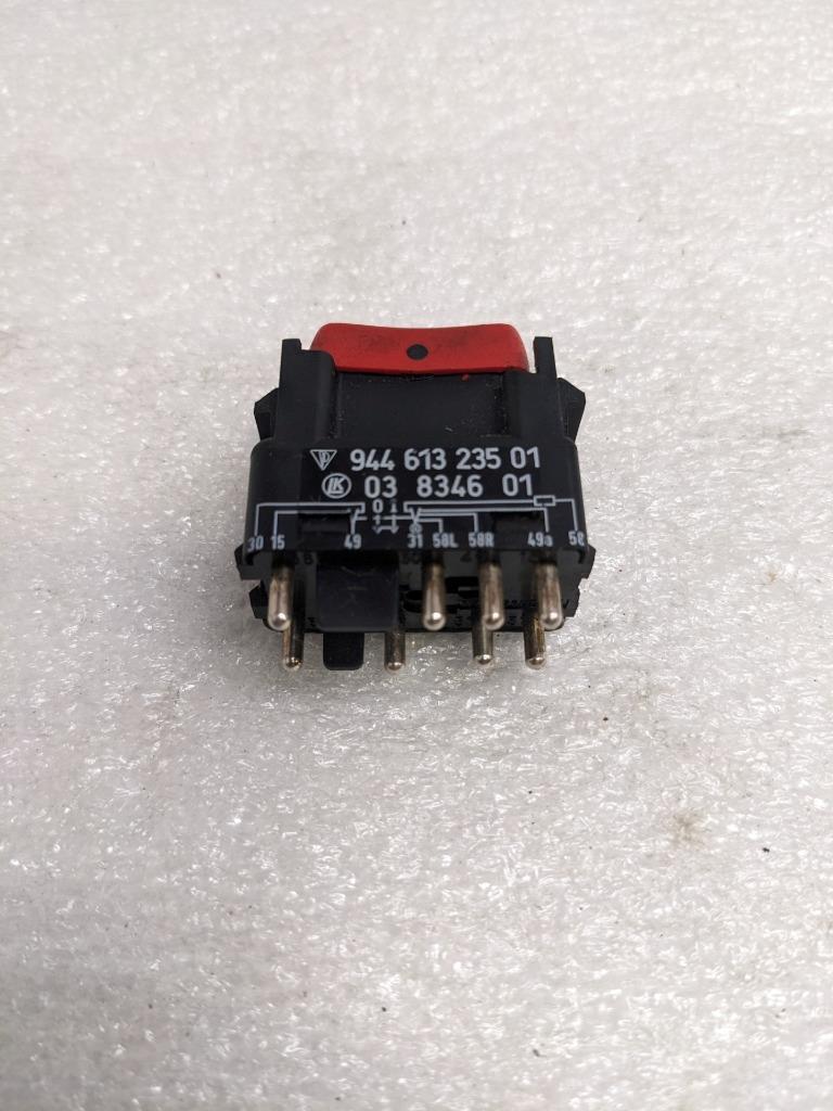 PORSCHE 94461323501 N05 HAZARD WARNING LIGHT SWITCH FOR 1992-1995 968 USED R20T7