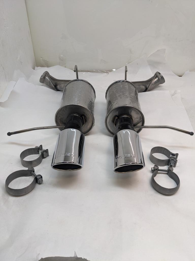 ROUSH CAT-BACK EXHAUST SYSTEM MUSTANG MUFFLER TIPS 13135230-AA NEW B2