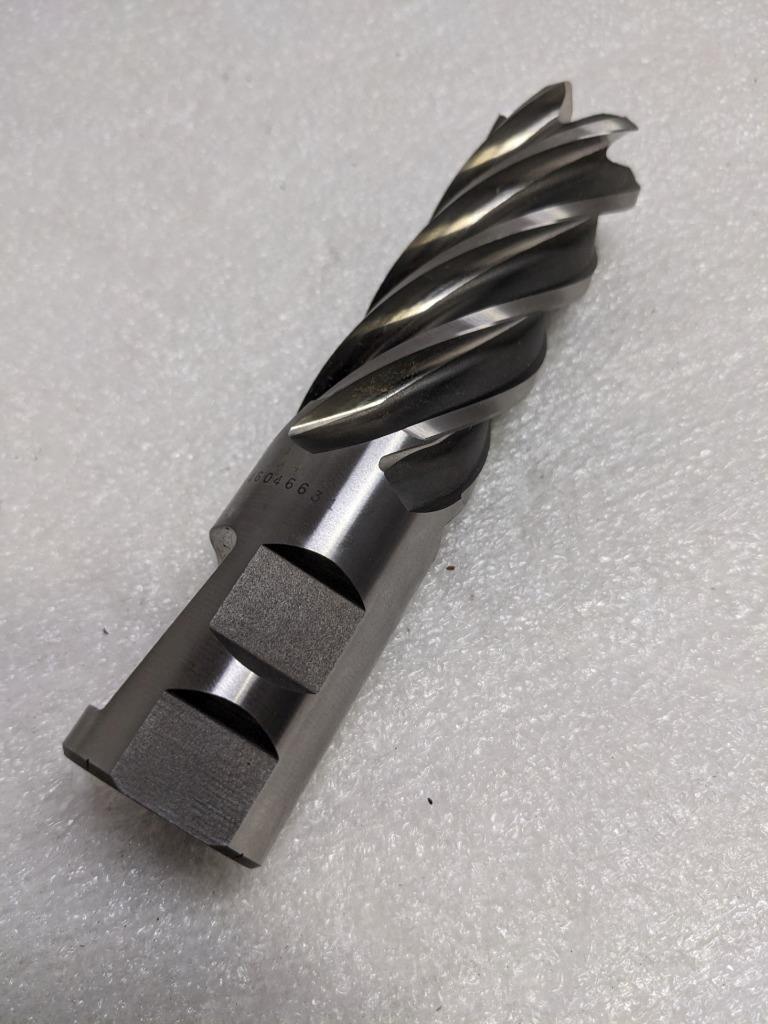 BRUBAKER TOOL 550154 RH END MILL M42 6-FLUTE 1-1/4" DIA. NEW R22T5