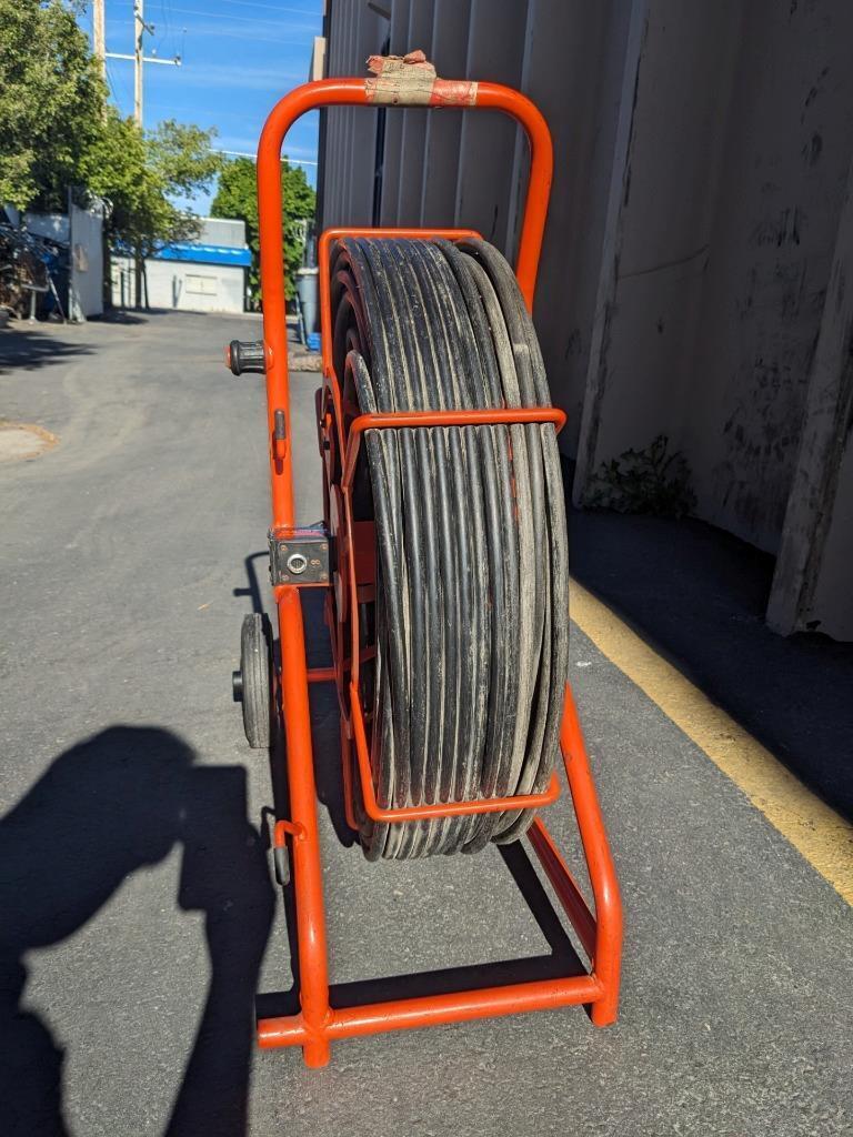 GENERAL PIPE CLEANERS 117830 GEN-EYE POD 200FT PIPE CAMERA & REEL ONLY USED B2