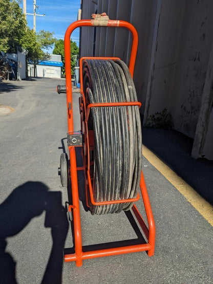 GENERAL PIPE CLEANERS 117830 GEN-EYE POD 200FT PIPE CAMERA & REEL ONLY USED B2