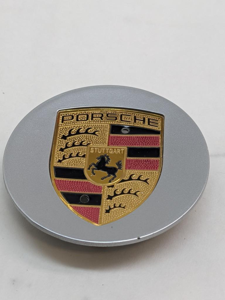PORSCHE GRAY COLORED CENTER CAP (1) 7L5601149 NEW R21T2