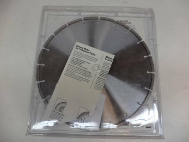 NEW NORTON 14"x1"x20mm SEGMENTED RIM HIGH SPEED WET/DRY DIAMOND BLADE SP2T2
