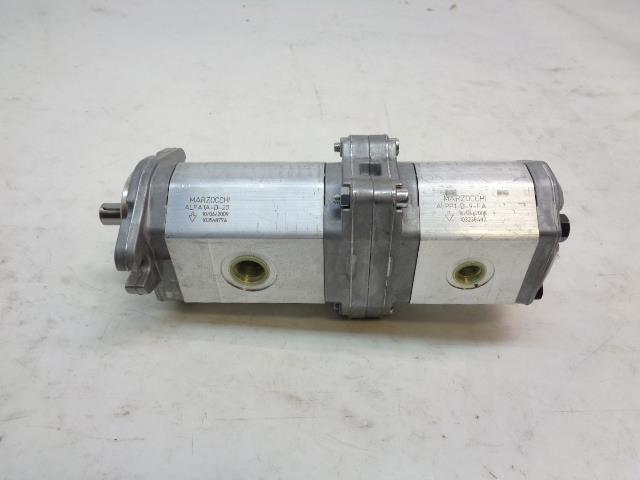 MARZOCCHI HYDRAULIC GEAR PUMP ALPA1A-D-20 ALPP1-D-9-FA DUAL OULET ALUMINUM R33T1