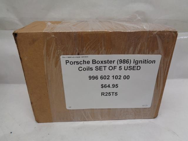 Porsche Boxster (986) Ignition Coils SET OF 5 USED 996 602 102 00 R25T5