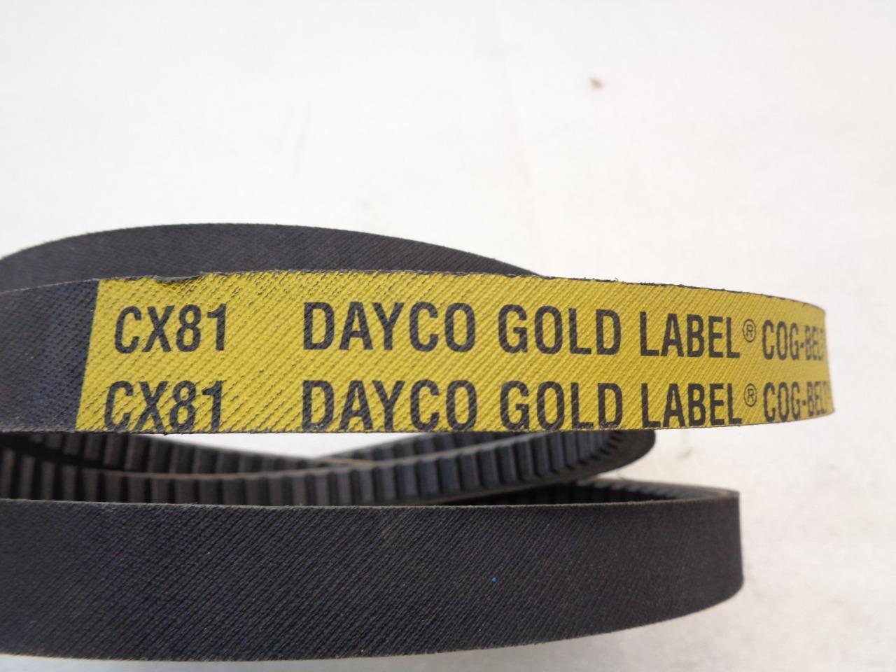 NEW DAYCO CX81 ACCESSORY COGGED DRIVE BELT (FOR VARIOUS FITMENTS) R15