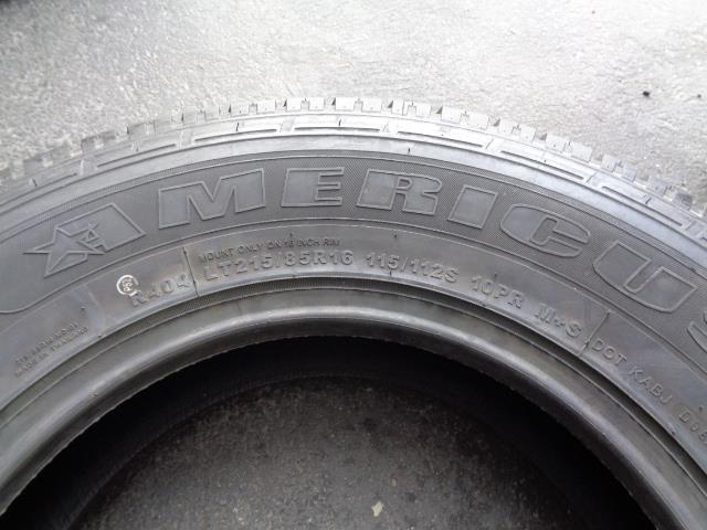 AMERICUS ALL TERRAIN BSW LT 215 85 16 115/112S LRE 10PLY TIRE AMD0428 AQ4