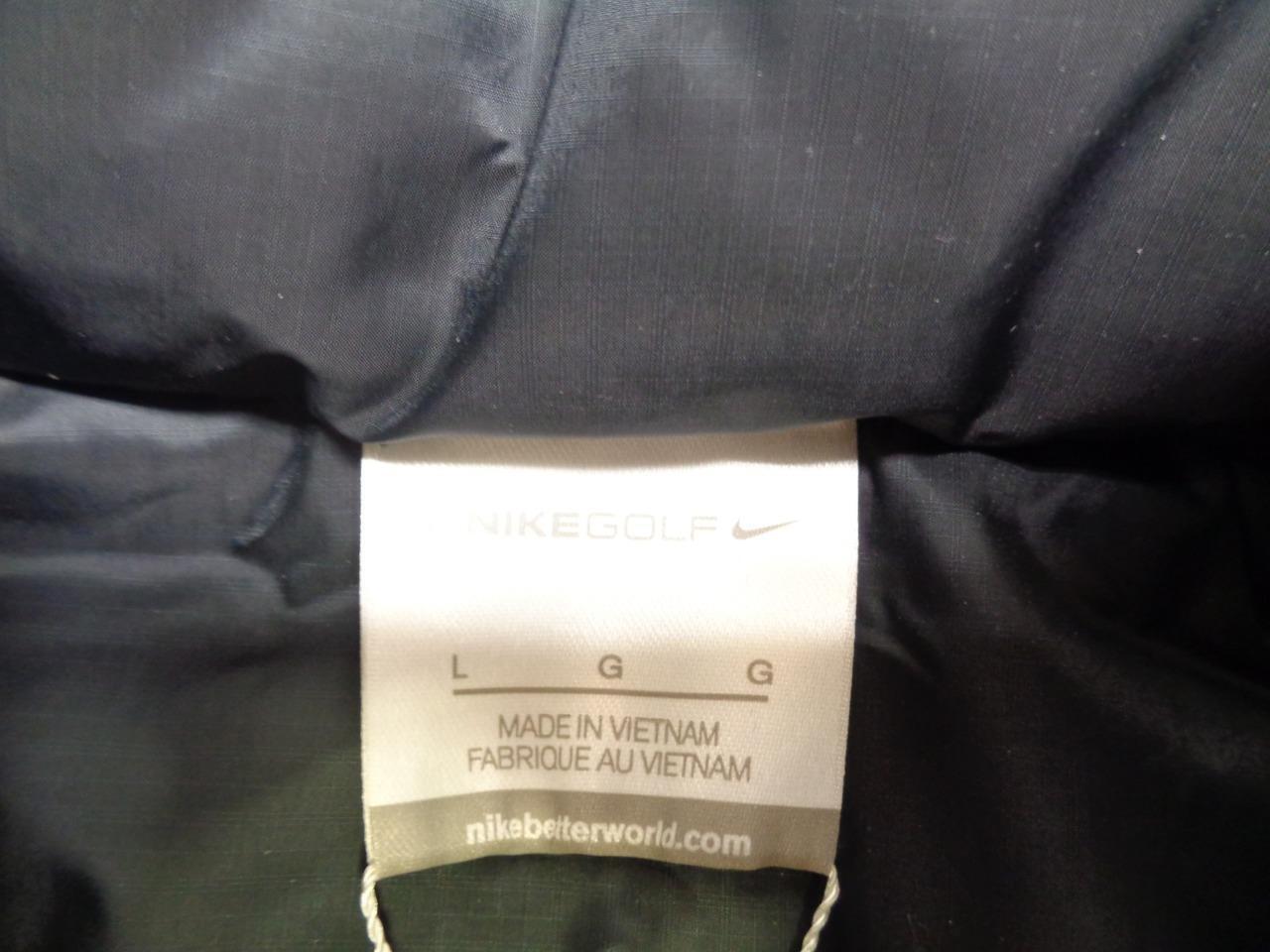 NEW GENUINE WOMENS NIKE BLACK GOLF JACKET SIZE LARGE 418572 010 SR