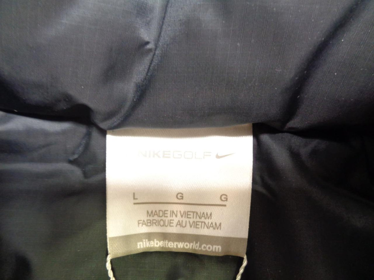 NEW GENUINE WOMENS NIKE BLACK GOLF JACKET SIZE LARGE 418572 010 SR