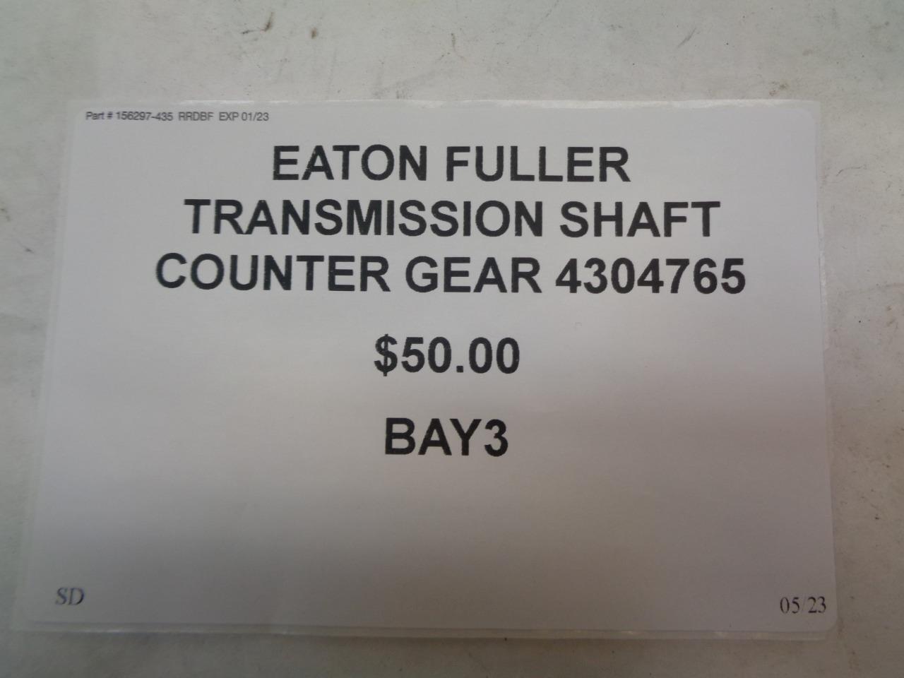 EATON FULLER TRANSMISSION SHAFT COUNTER GEAR 4304765 BAY3