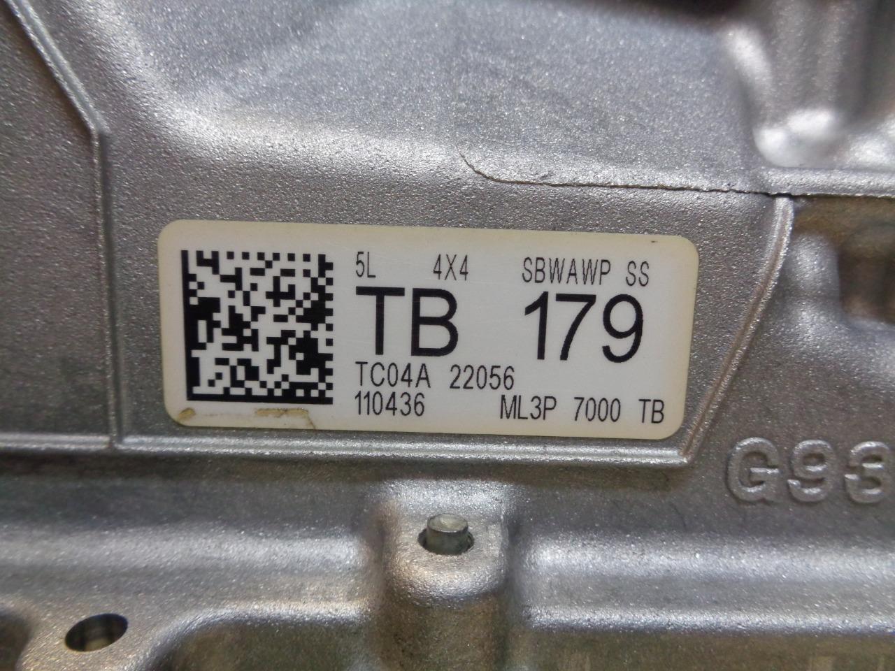 GENUINE FORD 2022 F-150 5.0L 4x4 AUTOMATIC TRANSMISSION ML3P-7000-TB BAY3