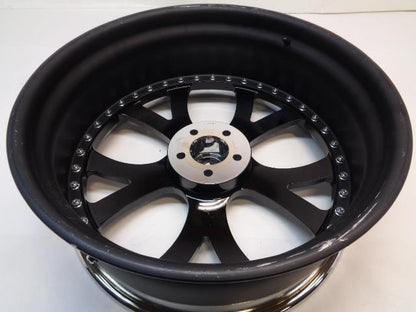 1 NEW ASANTI AF143 BLACK MACHINED 22x9 5X114.3 2 PIECE WHEEL WR