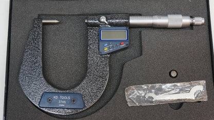 NEW KD TOOLS 3745 DIGITAL ROTOR MICROMETER 3-1/2in DEPTH. R27