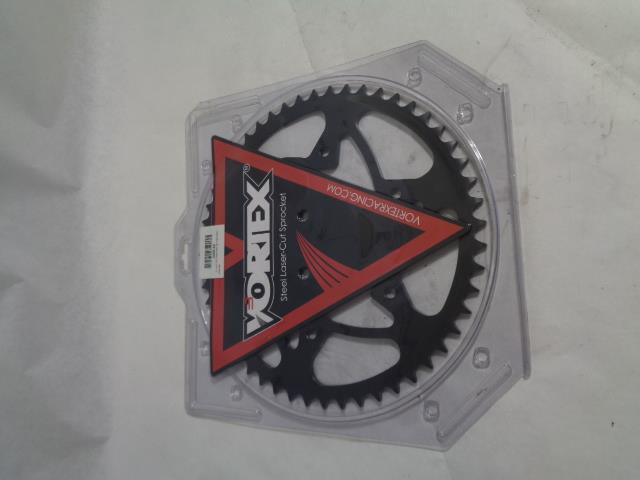 Vortex 520 Steel Rear Sprocket 52 Tooth Black 225S-52 for Motorcycle R15T1