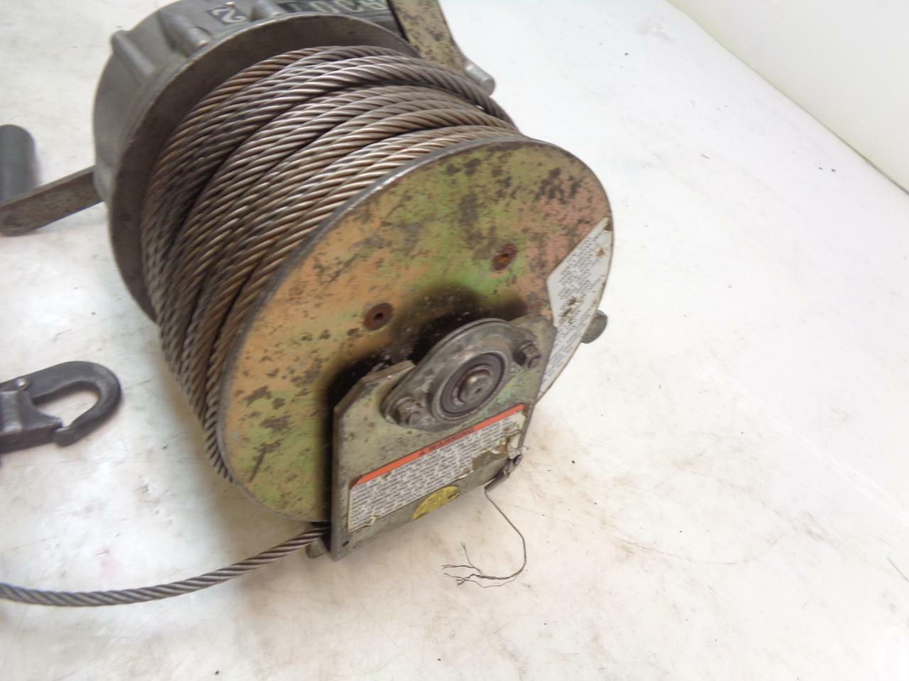 USED SALALIFT WINCH L1850-120S-1 STEEL WIRE 140FT S50lbs CAPACITY H1