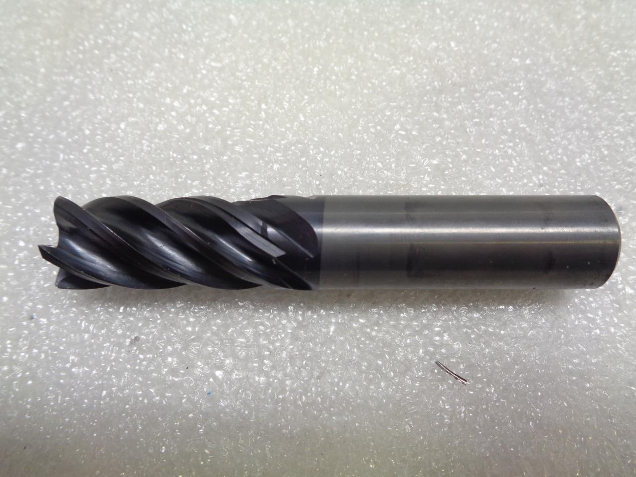 KENNAMETAL KCPM15 3/8" 1" LOC 3/8" SHANK DIA. 6 FL SOLID CARBIDE ENDMILL R22T6BD