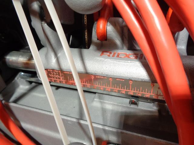 RIDGID MODEL 535 THREADING MACHINE FOR 1/8"-2" PIPE 2HP MANUAL CHUCK NEW #1 B2